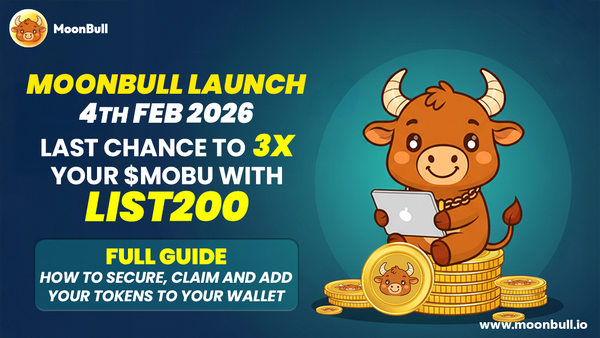 MoonBull Launch Countdown: LIST200 Bonus Live & How to Claim Your Tokens
